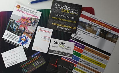 Cartes de visite Enseignes - Evry 91 cartes visite et flyers Enseignes - Evry 91